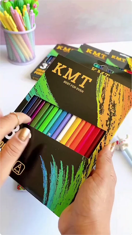 مداد رنگی 24 رنگ KMT